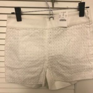 Jay Crew White Shorts